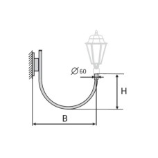 К30-0,7-0,9-12-5 кронштейн однорожковый